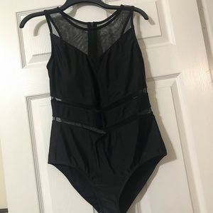 NEW! Black Mesh One piece